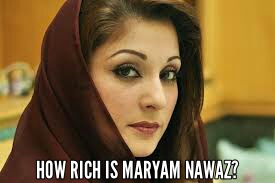 How rich is maryam nawaz