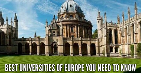 Best universities in europe