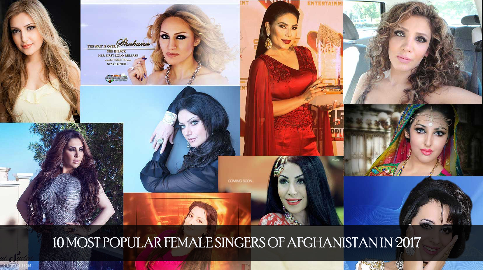SEM - 10 Most Popular Female Afghan Singers 2017