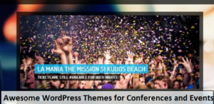 Awesome WordPress Themes for Conferences and Events